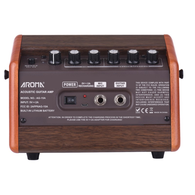 15W Portable Acoustic Kalimba/Guitar Amplifier