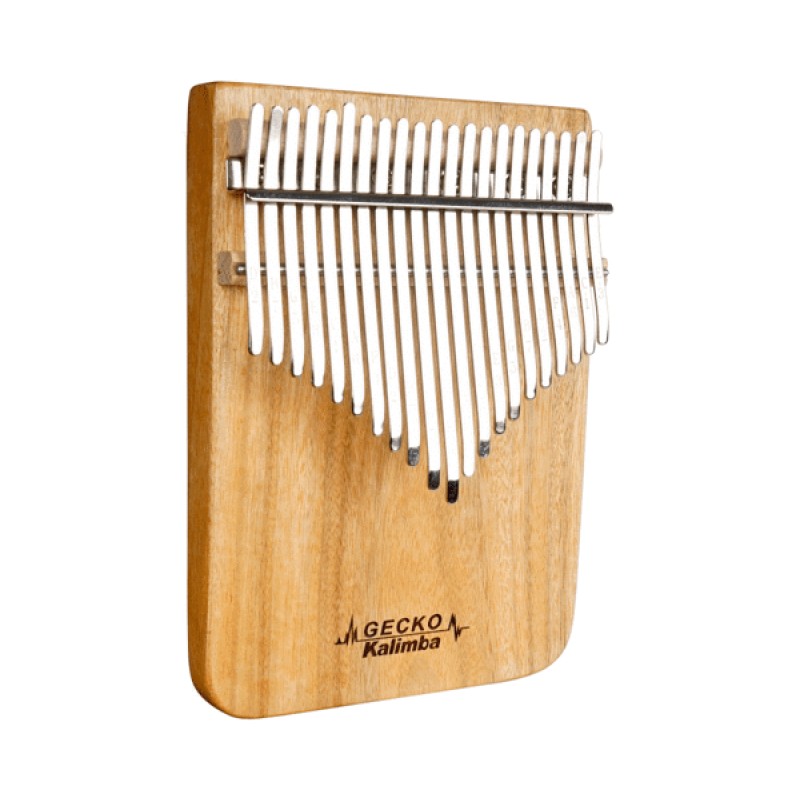 NEW Gecko 21 Key Kalimba with Carry Box | Camphor Wood