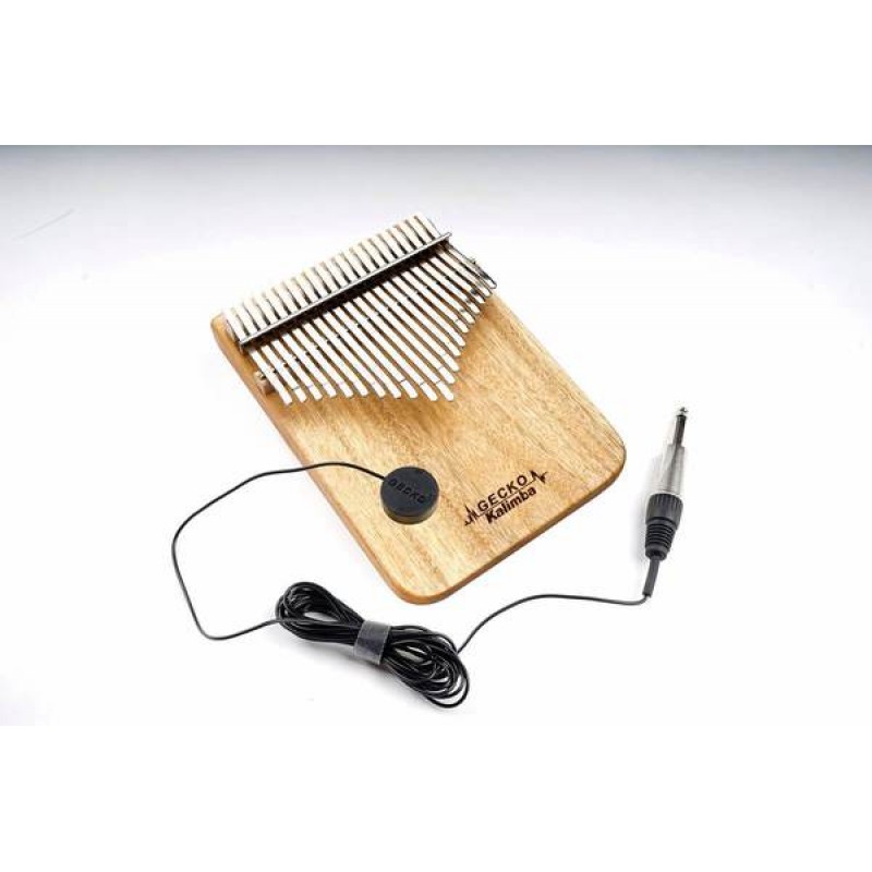 NEW Gecko 21 Key Kalimba with Carry Box | Camphor Wood