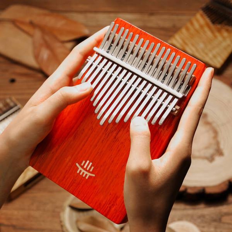 Hluru 17/21 Keys Kalimba Redwood with Carry Box | First Class