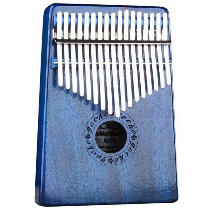 Gecko 17 Keys Kalimba With EVA Carry Box | Blue