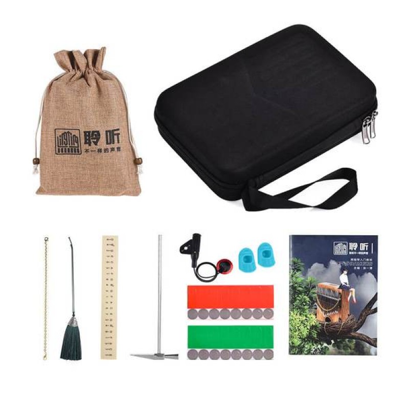 LingTing 21 Keys Walnut Wood Kalimba | Listen To The Rain