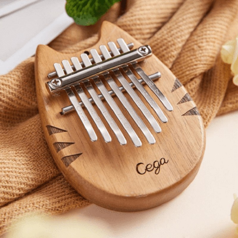 Mini 8 Note Kalimba | Cat Shape