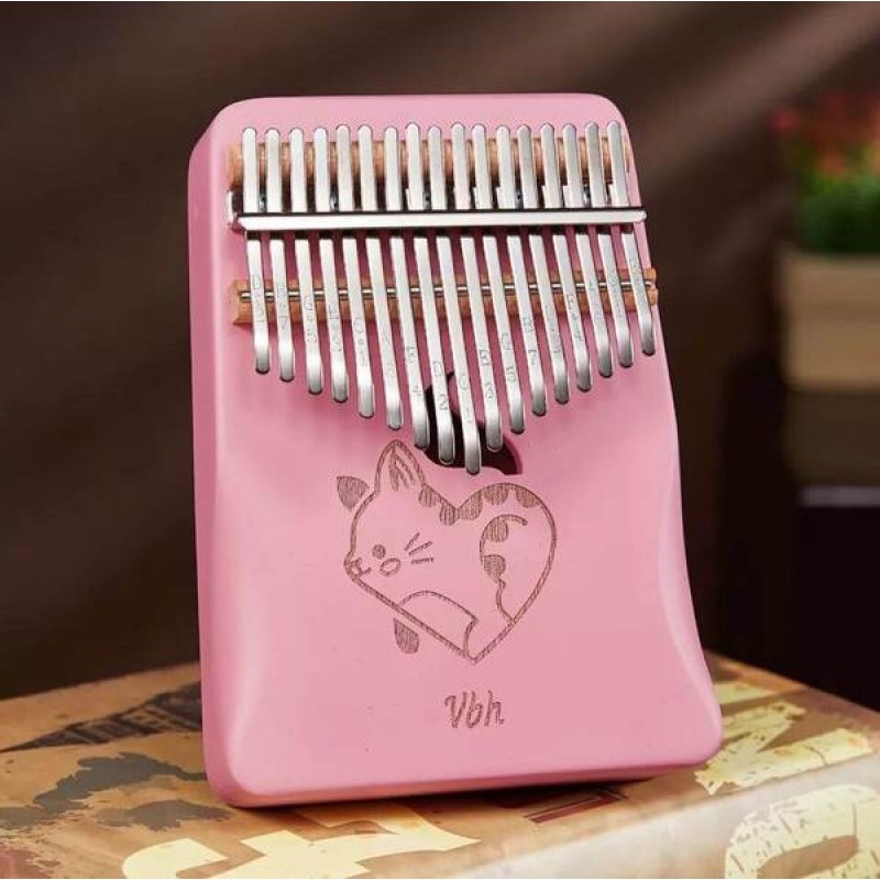 Pink Kalimba 17 Keys