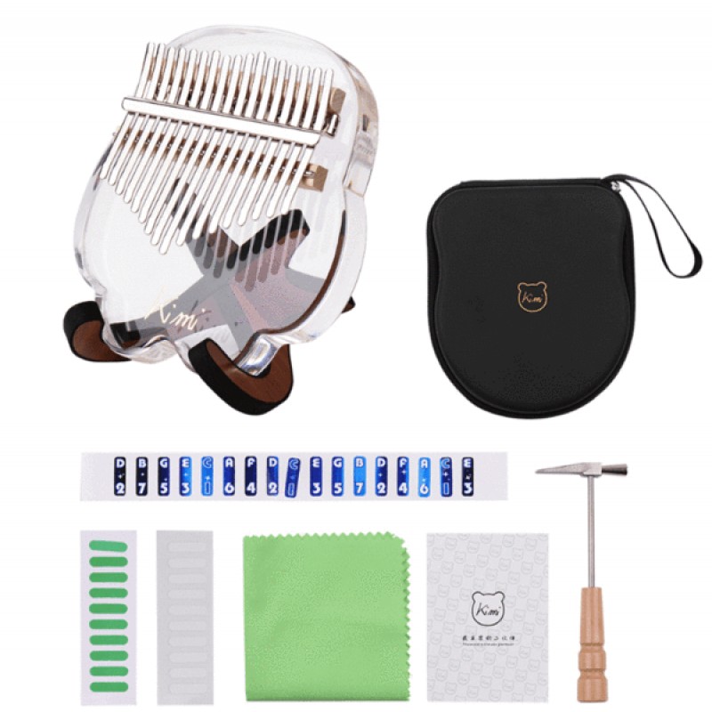 Kimi Kalimba | Acrylic Cat Paw Shape