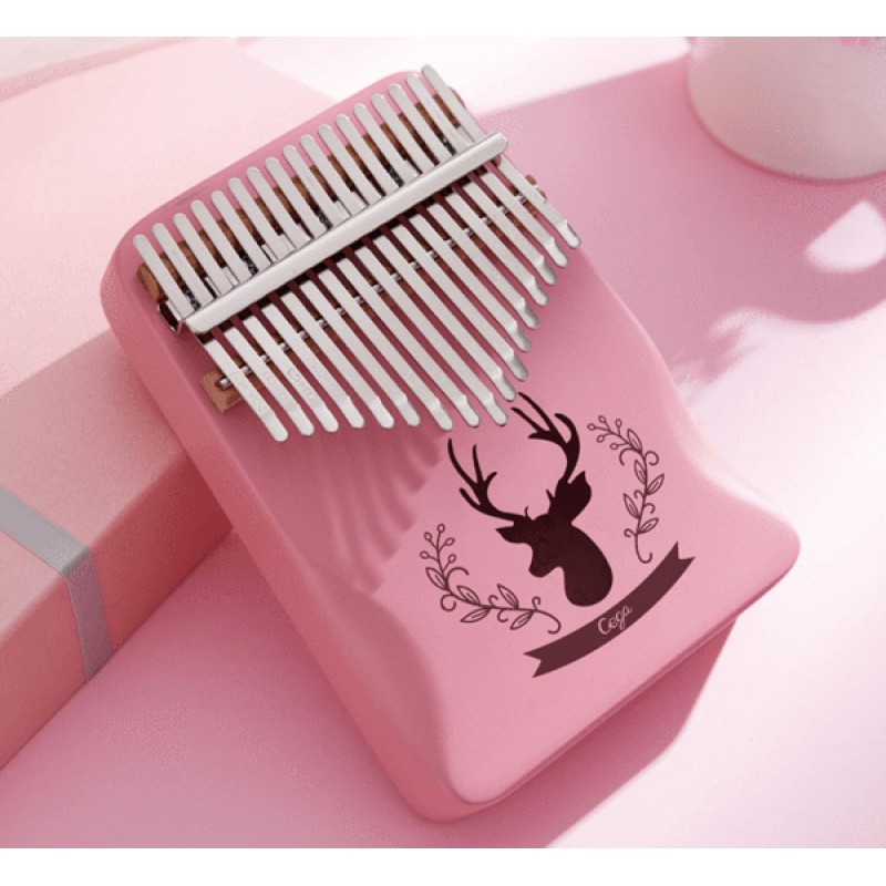 Pink Kalimba 17 Keys