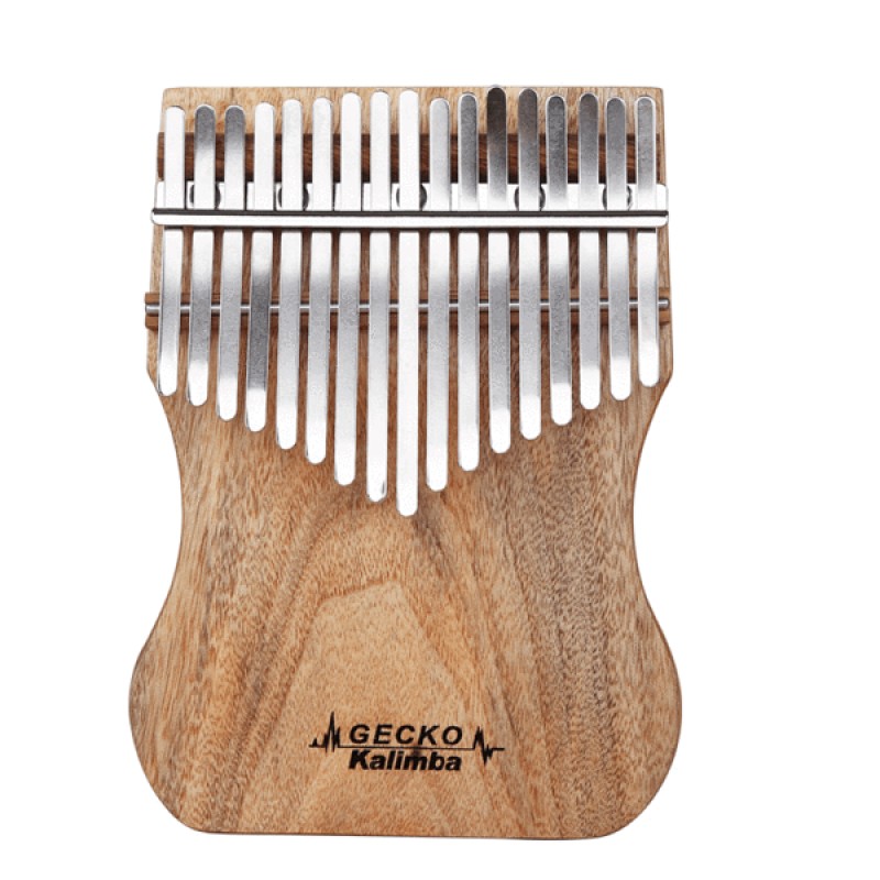 GECKO 17 Note Kalimba Solid Camphor wood | B Major