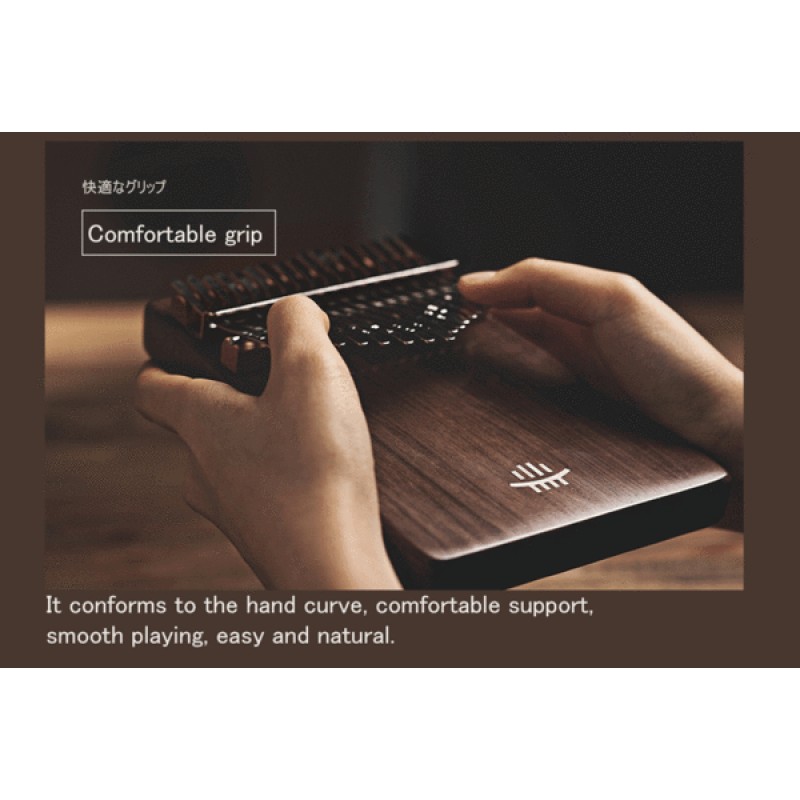 Hluru 21 Keys Board Kalimba | Black Walnut Class A